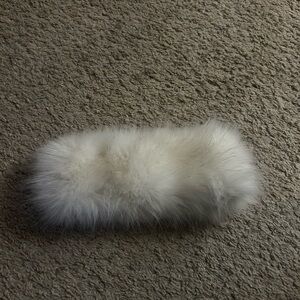 White Fur Headband